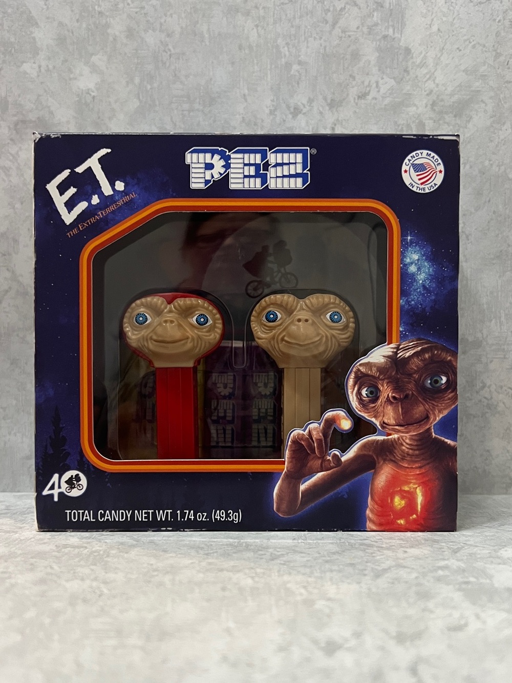 E.T. The Extra-Terrestrial PEZ 40th Anniversary Twin Pack